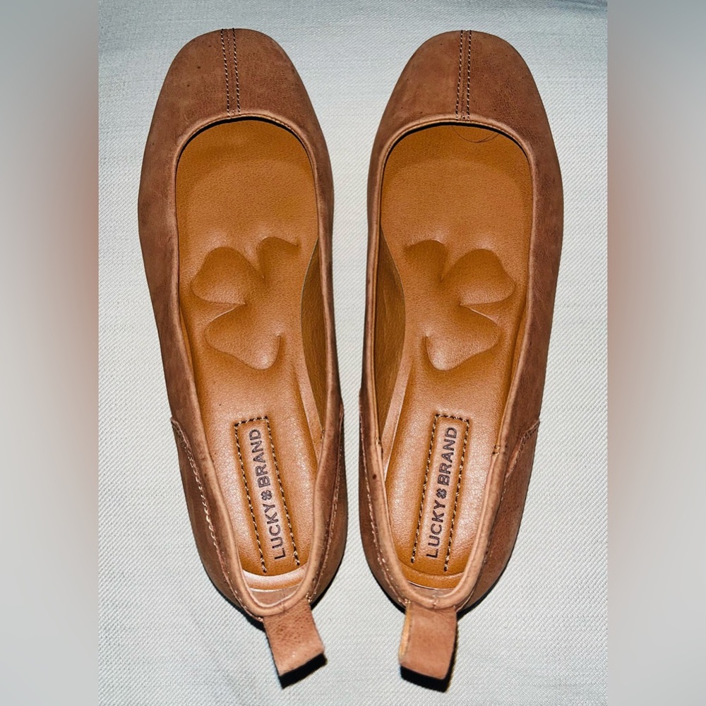 Lucky Brand Leimmer Women's Flats, New Tan Color, Sz 8.5